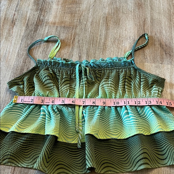 Wild Fable Olive and Lime Camisole Juniors M - Picture 7 of 8